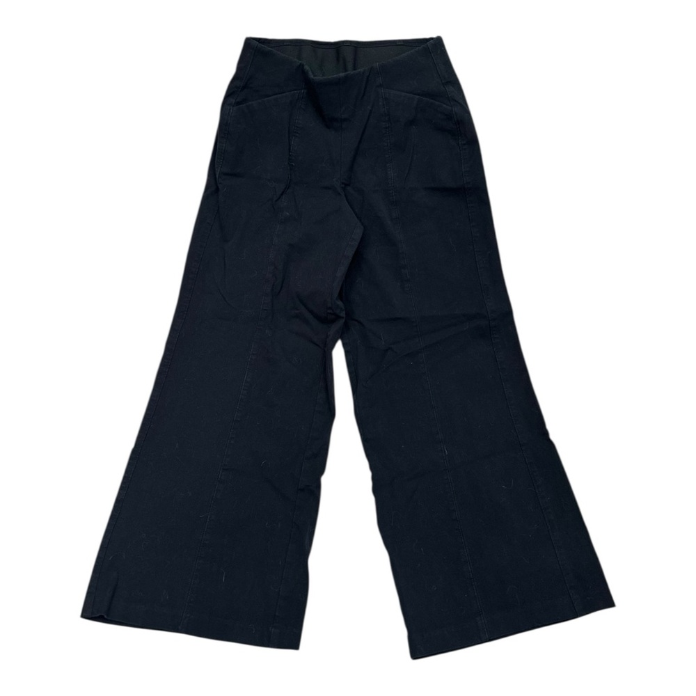 Old Navy Black High-Rise Pixie Wide Leg Pants - Size Petite Small